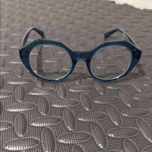 Stylish Blue Round Glasses